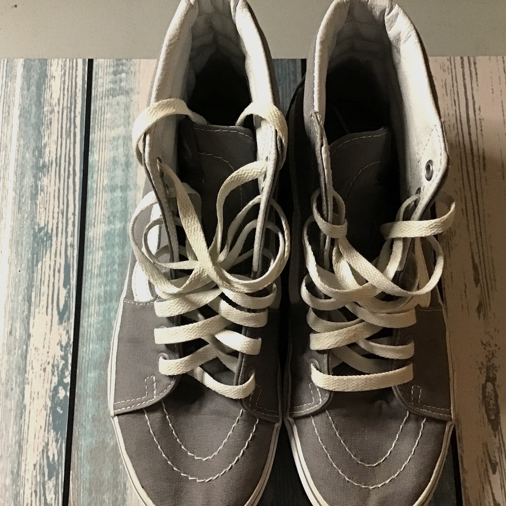 Gray Hightops Vans - Picture 1 of 3